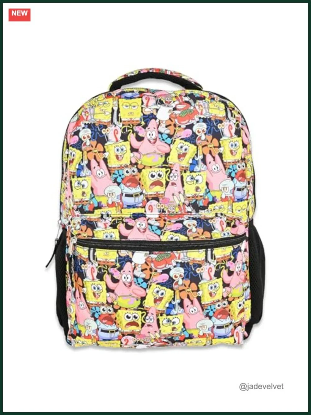 SpongeBob SquarePants Backpack for Kids and Adults - Laptop Compartment,
